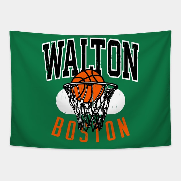 Vintage Boston 90's Basketball Tapestry by funandgames