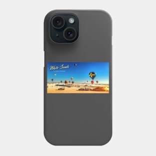 White Sands Hot Air Balloon Invitational Phone Case