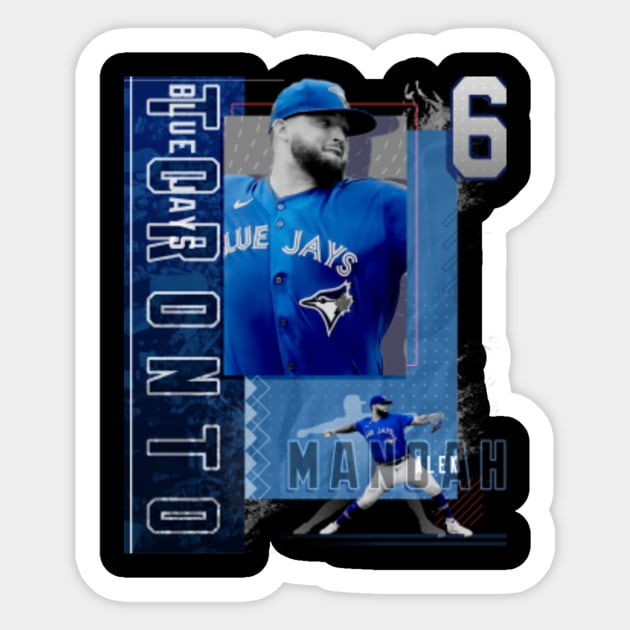 Alek Manoah Baseball Paper Poster Blue Jays 2 - Alek Manoah