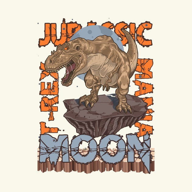 Jurassic Moon I TRex Mania by black8elise