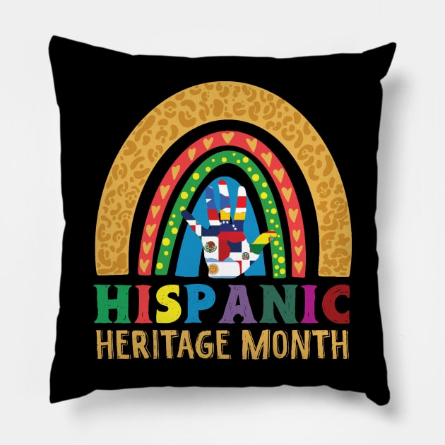 National Hispanic Heritage Month Pillow by BeesTeez