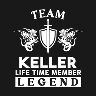 Keller Name T Shirt - Keller Life Time Member Legend Gift Item Tee T-Shirt