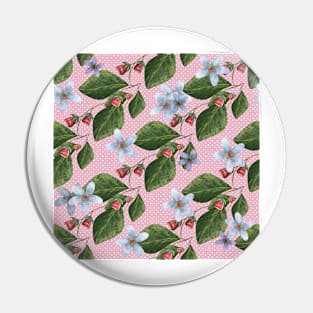 Wild Climbing Flowers Pin