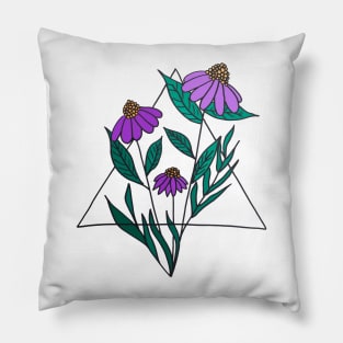 cone flowers Pillow