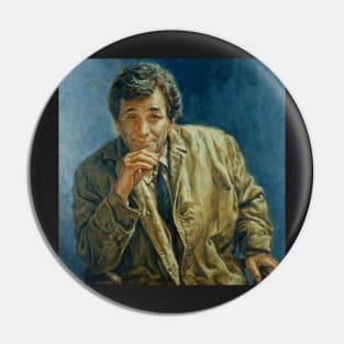 Columbo Portrait Painting - “Murder, A Self Portrait” Pin