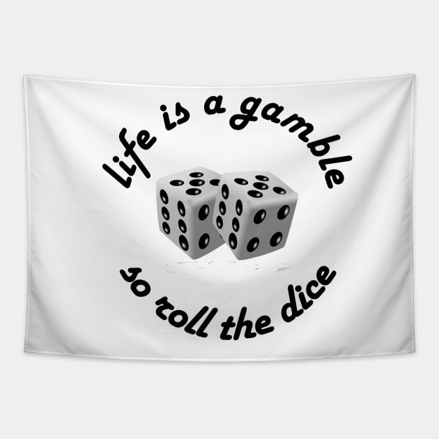 roll the dice Tapestry by rclsivcreative