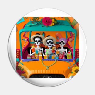 Day of the Dead Memorial Pin