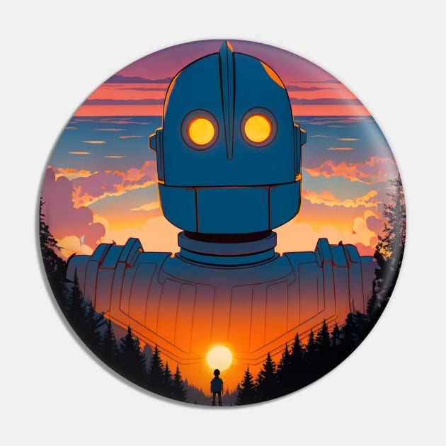 The Iron Giant Forest Pin by POPITONTHEWALL