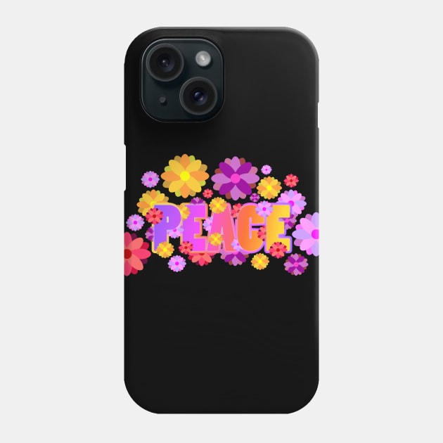 Peace Sixties Retro Phone Case by Jokertoons