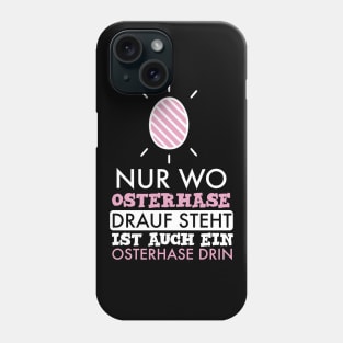 Lustiges Osterhasen T-Shirt Ostern Eier suchen Jesus Auferstehung Geschenk Phone Case