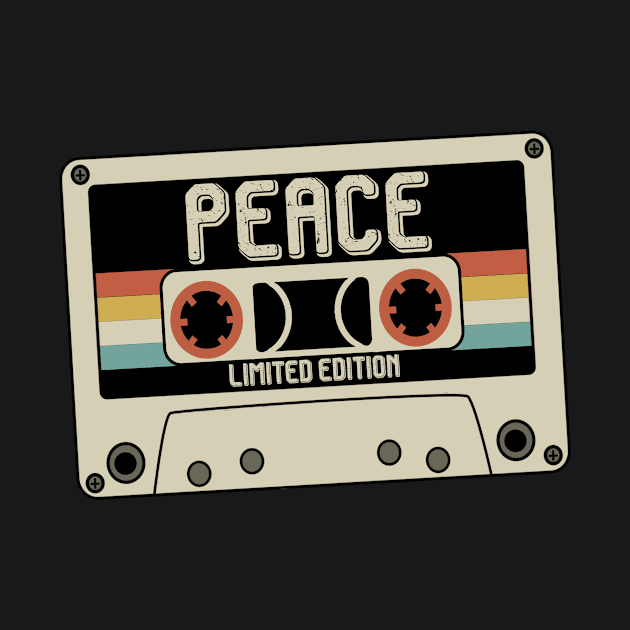 Peace - Limited Edition - Vintage Style by Debbie Art