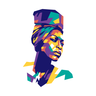 Erykah Badu WPAP Limit Color T-Shirt