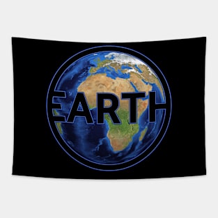 Planet earth Europe and Africa gift space idea Tapestry