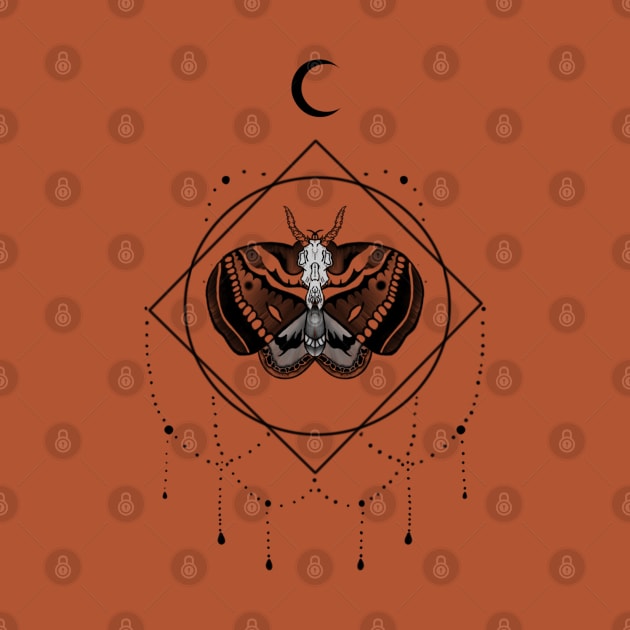 Moth Tattoo Design by Uqhkenzie