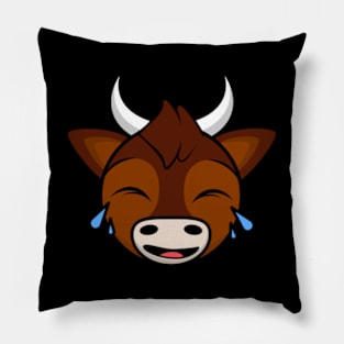 Laughing Bull Delgado Pillow