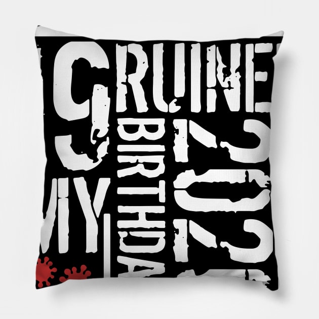 Covid 19 Ruined My Birthday - Coronavirus Ruined My Birthday Funny Gift Pillow by AteezStore