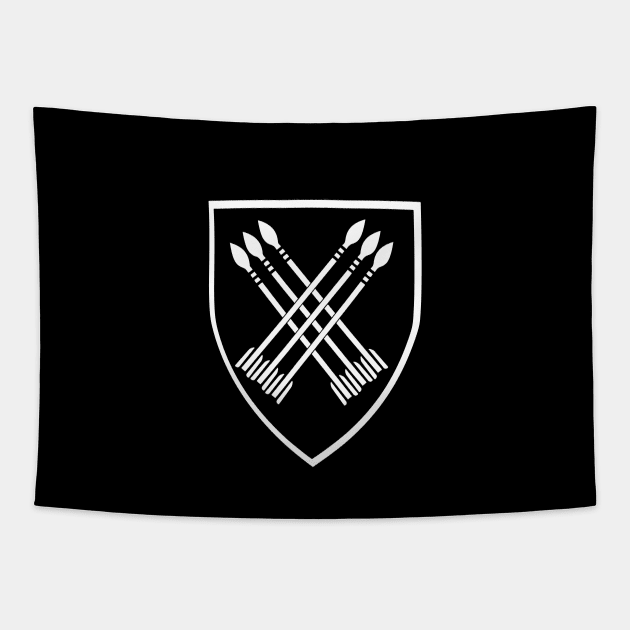 32 Battalion Emblem Tapestry by Jack Ryan