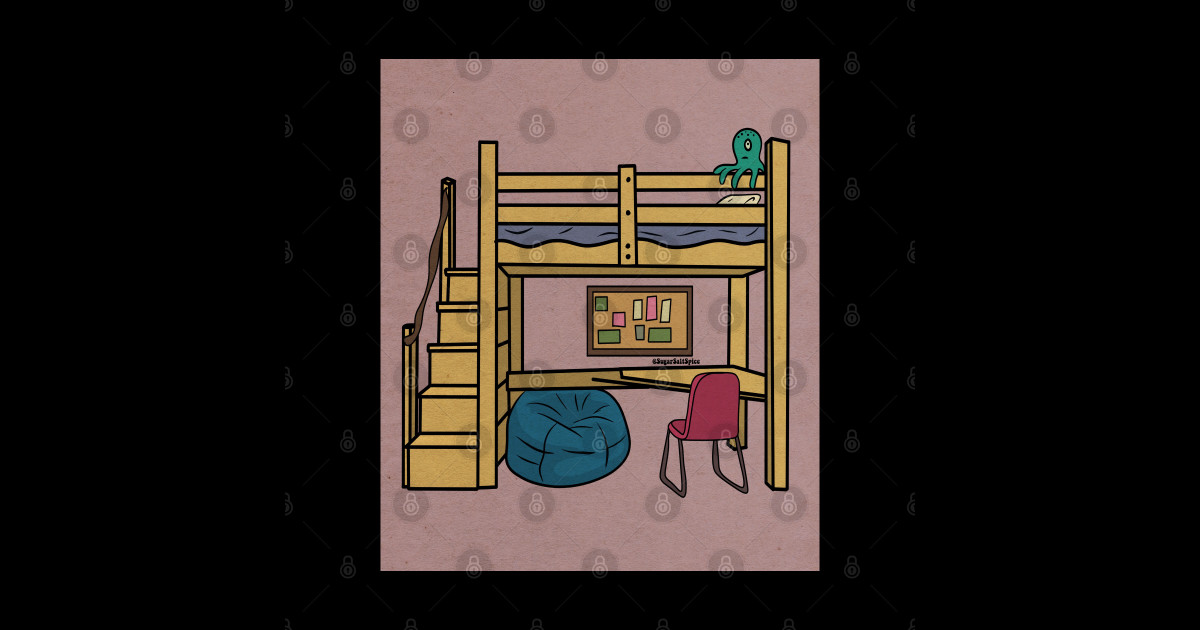 Louise’s room Louise Belcher Sticker TeePublic