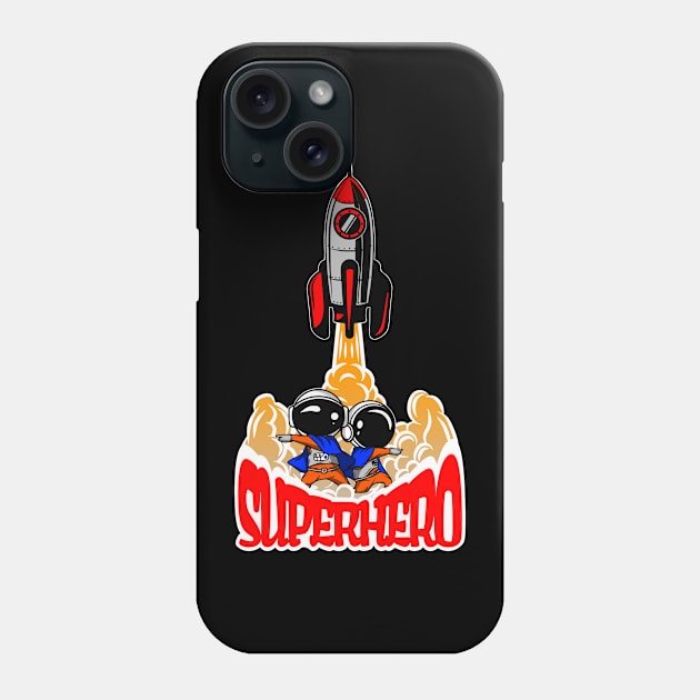 Superhero Phone Case by Lenimski