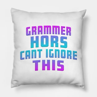 Grammer Hors Cant Ignore This Blues Pillow