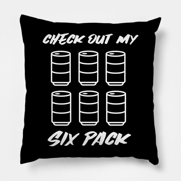 FUNNY Beer Drinker Quote For Beer Lover Pillow by SartorisArt1