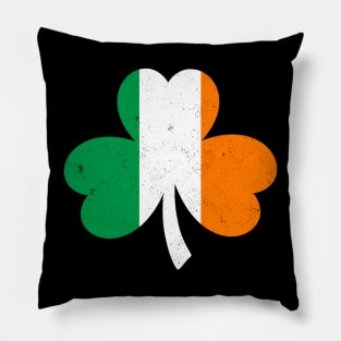 Vintage Shamrock - Flag - St. Patricks Day Pillow
