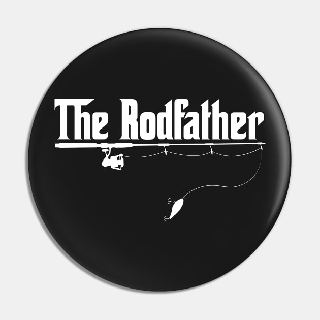 FISHING: The Rodfather Gift Fishing Gift Pin by woormle