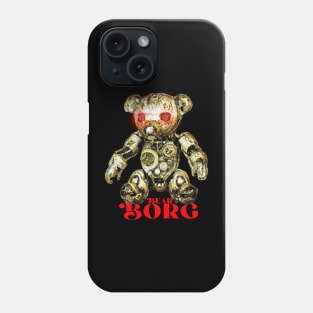 Bear Borg (Gold Cyborg Teddy Bear ) Phone Case