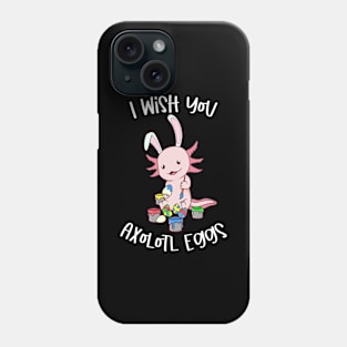 Painting Easter eggs - Easter Axolotl Phone Case