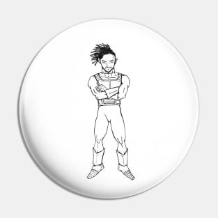 Vegeta killmonger in wakanda Pin