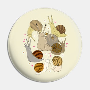 Snail family Pin