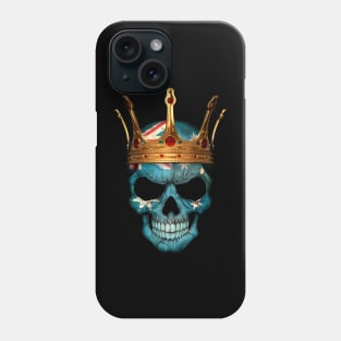 Australian Flag Skull with Crown Phone Case