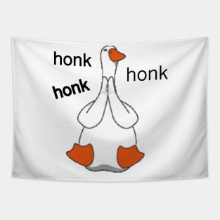 Goose Honk-tastic Applause Tapestry