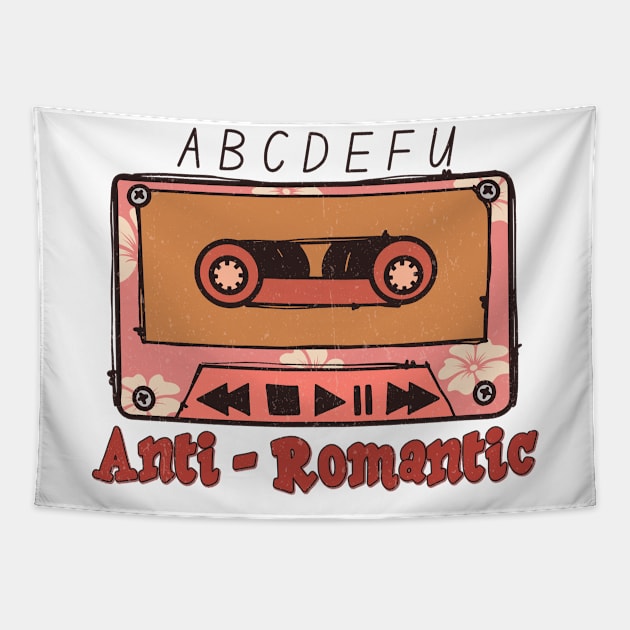 ABCDEFU Anti Romantic Tapestry by MZeeDesigns