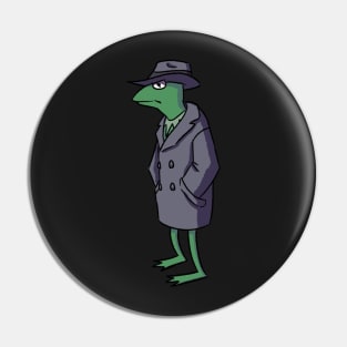 Detective Kermit Pin