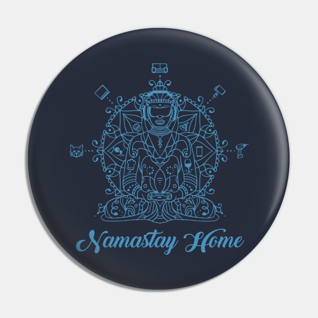Namastay Home Pin by ikado