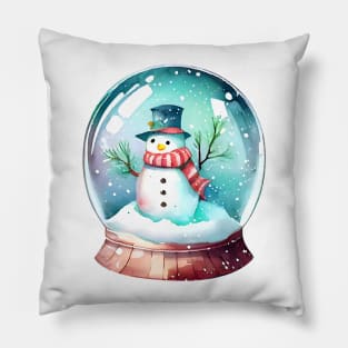 Christmas snow globe Pillow