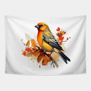 Finch Bird Tapestry