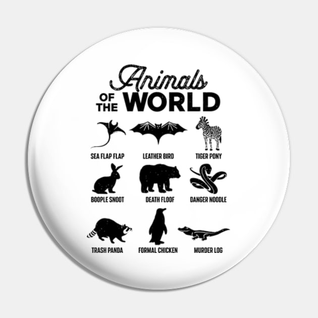 Animals of the World Funny Rare Exotic Animals Pin by RiseInspired