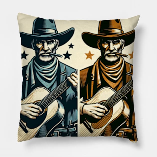 Western Serenade with Carter Pillow by AmelieDior