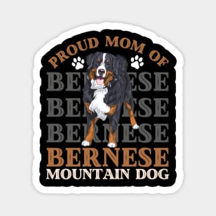 Proud mom of Bernese Mountain Dog Life is better with my dogs Dogs I love all the dogs Magnet