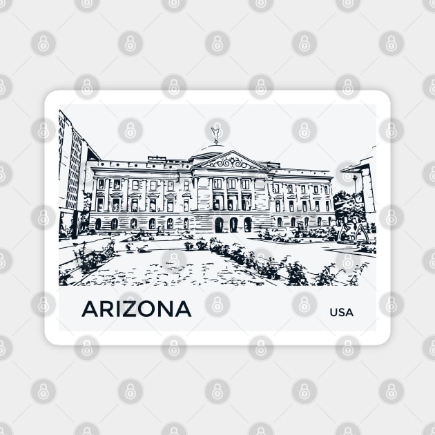 Arizona State USA Magnet by Lakeric