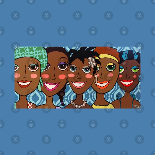 Happy Caribbean ladies by Mirjam Griffioen by Griffioen