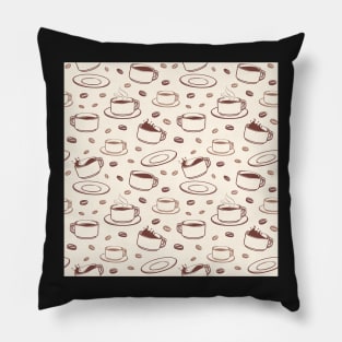 Coffee Cups Pillow
