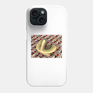 Fractal Food: Key Lime Pie and Cherries Jubilee Phone Case