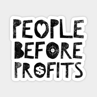 People Before Profits Magnet