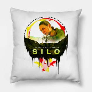 Silo Tv Series Rebecca Ferguson as Juliette Nichols fan works garphic design bay ironpalette Pillow