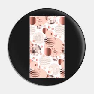 Rose Gold Pattern Pin