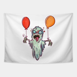 Zombie Ghost Flying Tapestry