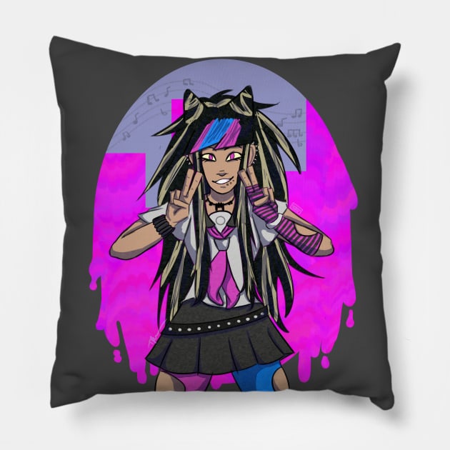 ibuki mioda Pillow by Ghostytrace